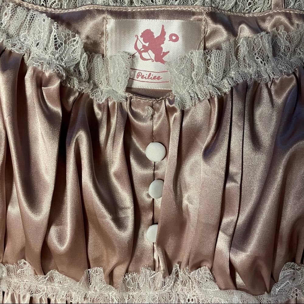 Lolita champagne colored dress